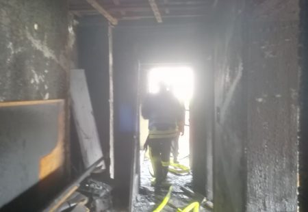 Feuerwehr Eschbronn im Einsatz Gebäudebrand