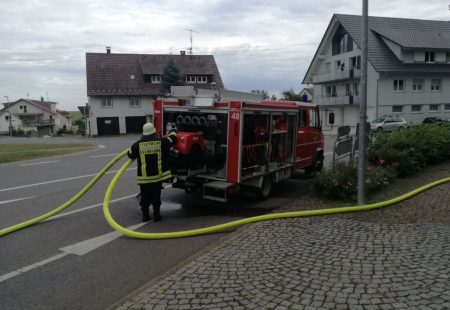 Alarmübung 2017 Feuerwehr Eschbronn