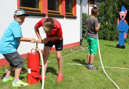 Kinderferienprogramm 2017 Feuerwehr Eschbronn
